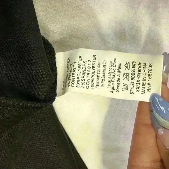 Rhinestone corset dress size 3X - Picture 9 of 9